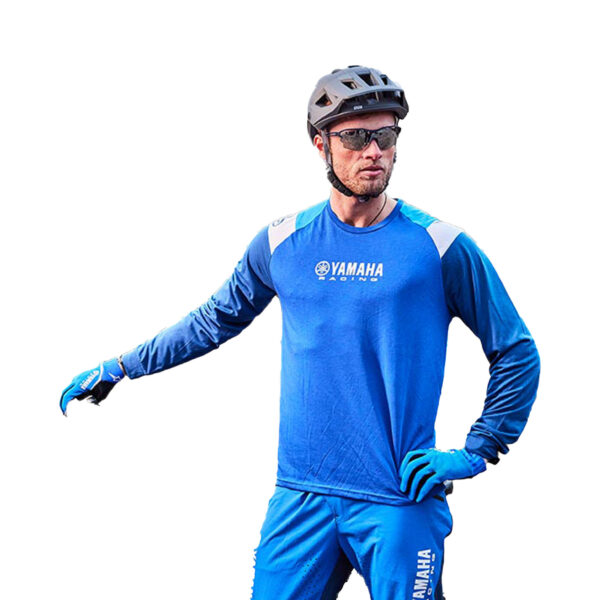 Maglia Manica Lunga MTB Yamaha Blue Uomo