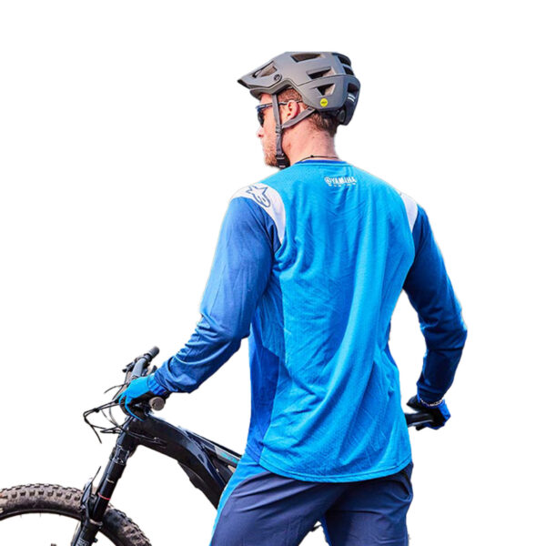 Maglia Manica Lunga MTB Yamaha Blue Uomo - immagine 2